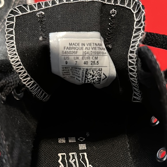 Convese All Star black acid wash sneakers - Picture 5 of 7